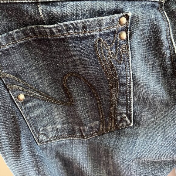 Citizens of Humanity Jeans Women’s 28 Medium Rise Bootcut COH Blue Denim - Picture 4 of 8